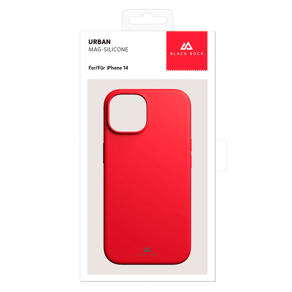 Hama Black Rock Cover Mag Urban Case für Apple iPhone 14 Rot