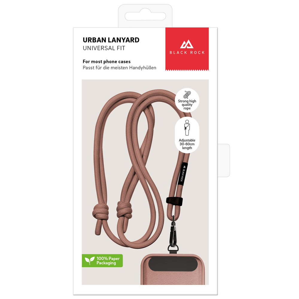 Hama Universal Lanyard für Smartphones, Braun