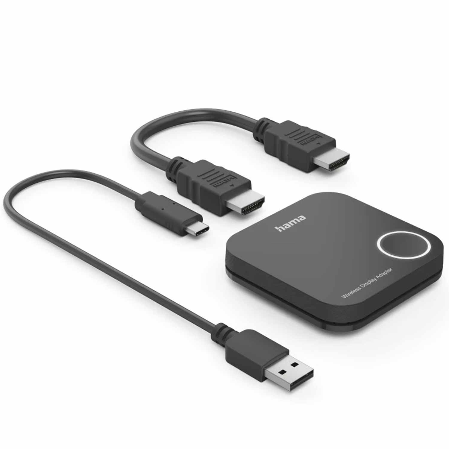 Hama Wireless-Display-Adapter, HDMIT, Full-HD 1080p, inkl. Kabel