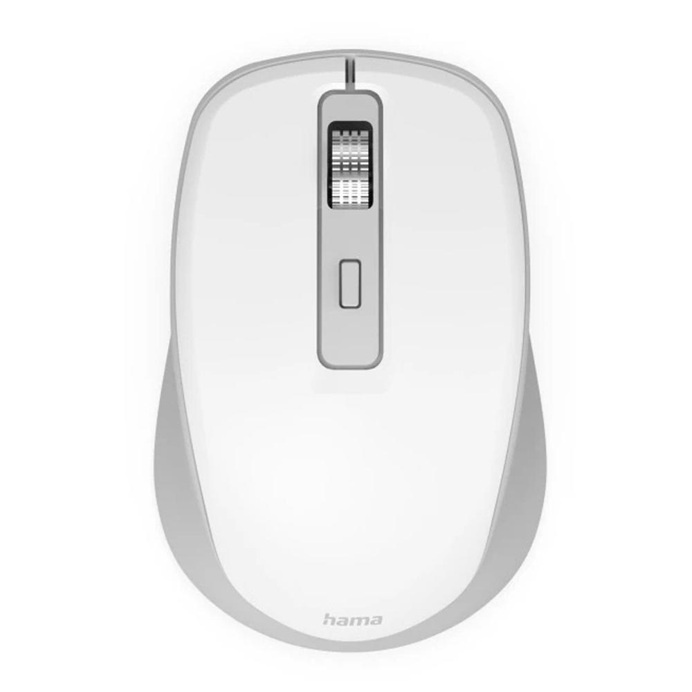 Hama Multi-Device-Maus "WM-450", kabellos, Funk/Bluetooth®, 7 Tasten, Weiß