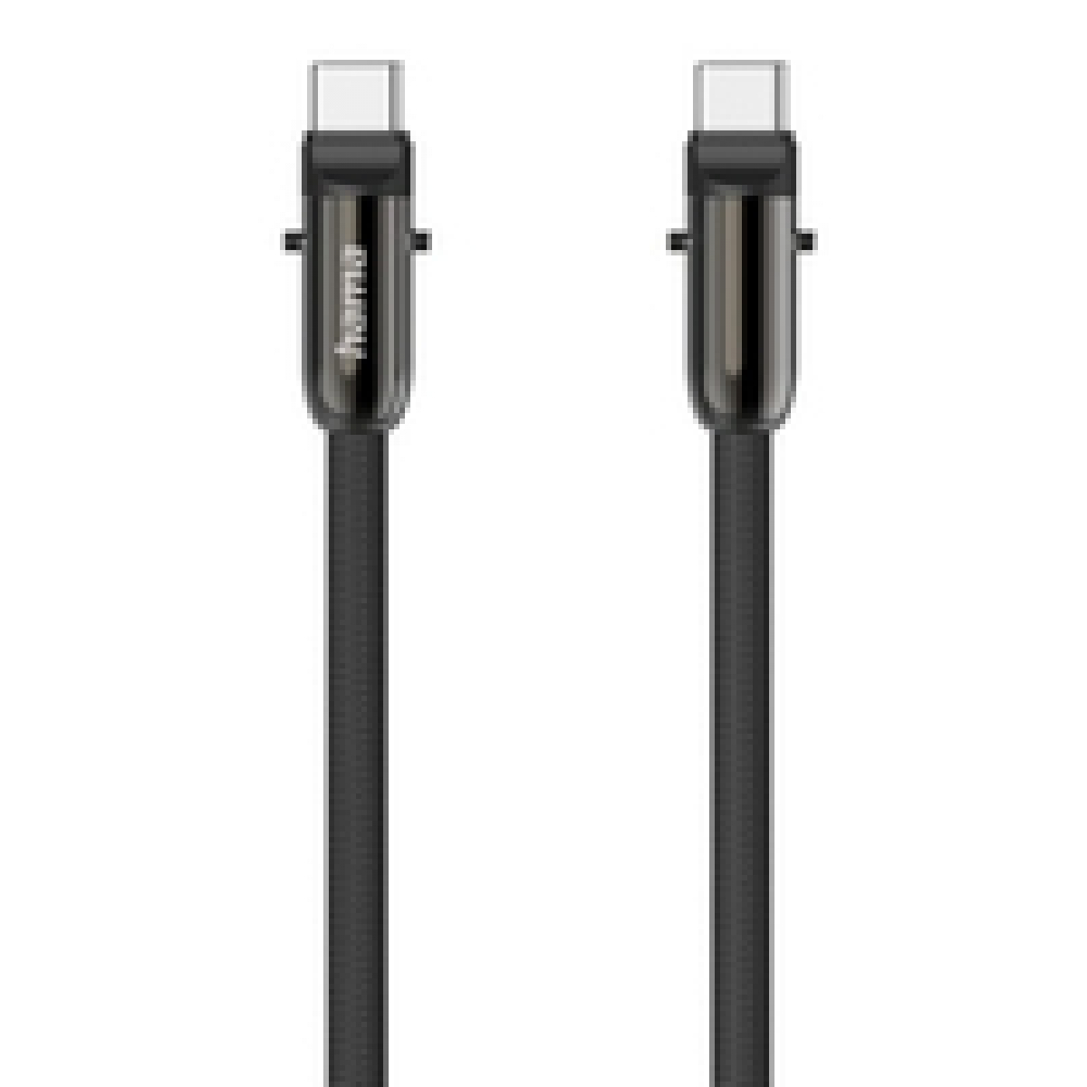 Hama USB-C-Kabel und Handyband, 2in1-Lösung, 1,2 m, Schwarz