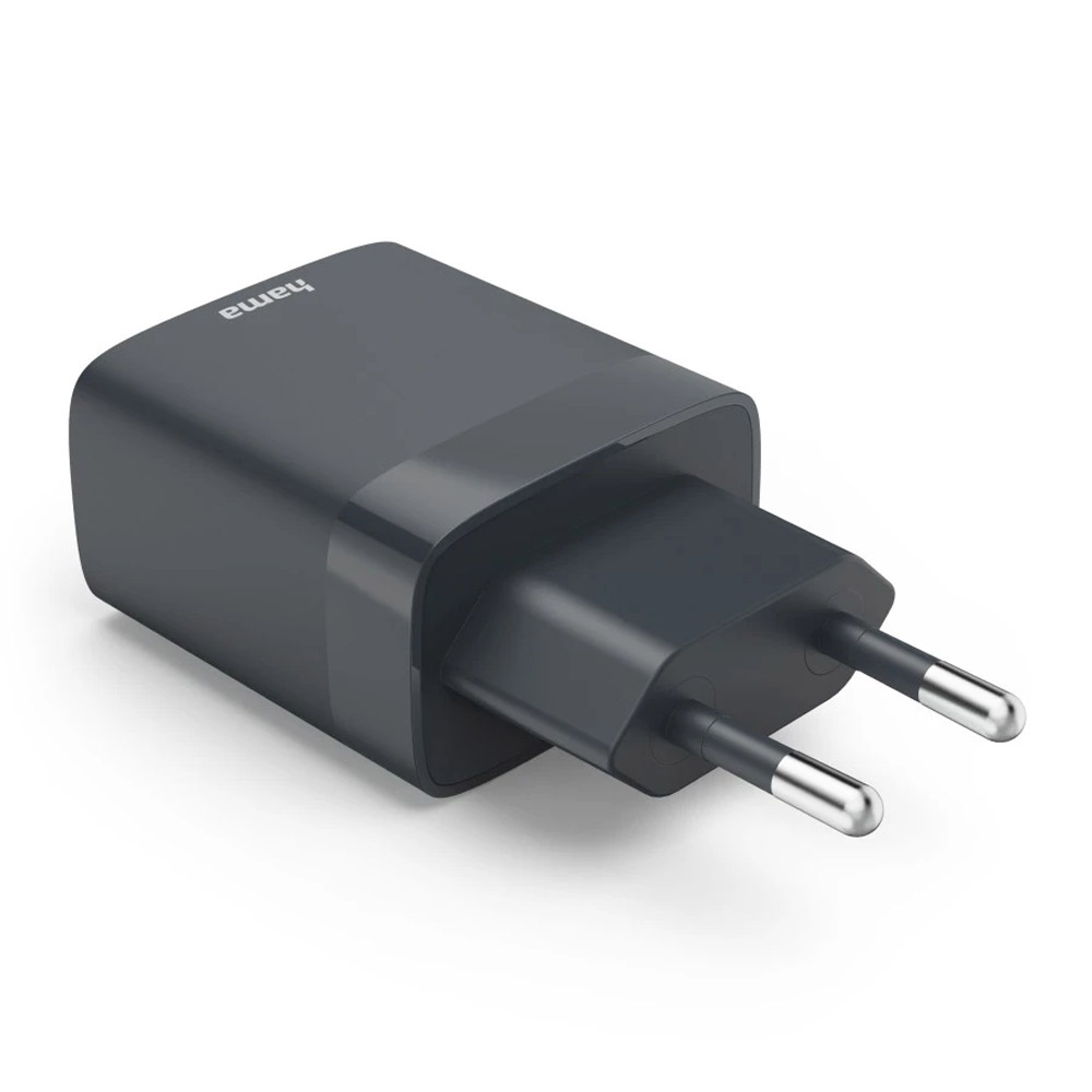 Hama Schnellladegerät, USB-C, PD, 30 W, Anthrazit