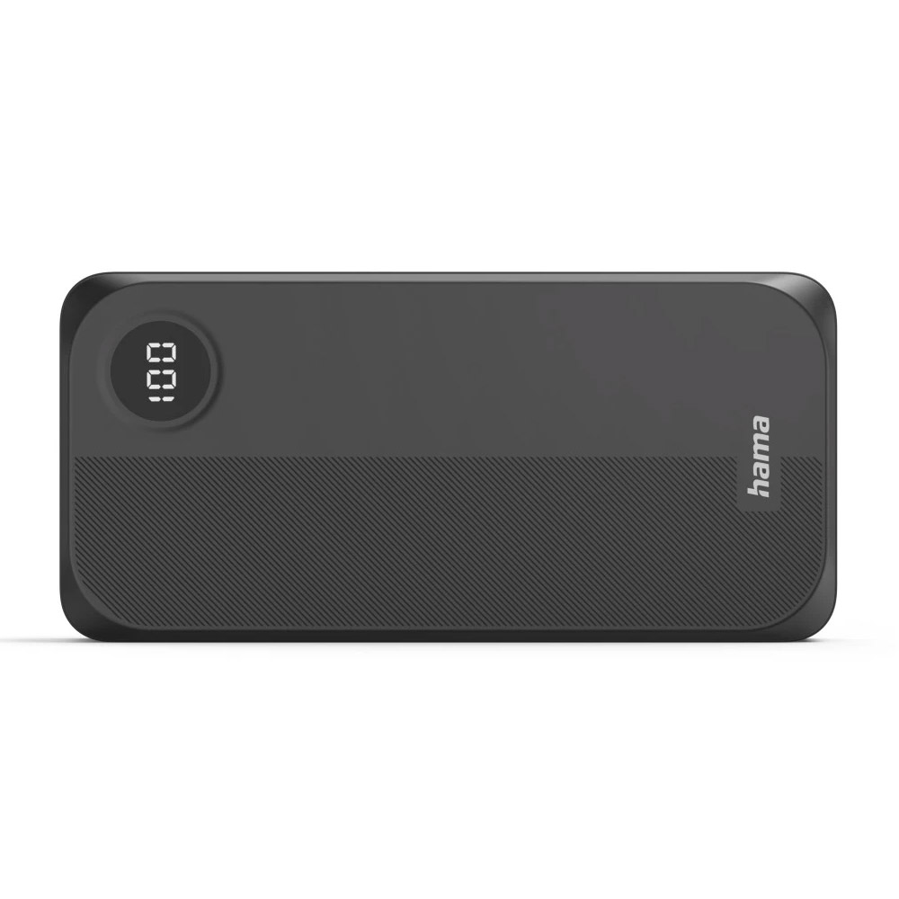 Hama Power Pack, 20000mAh, 3 Ausgänge: 2x USB-C, 1x USB-A, Schwarz