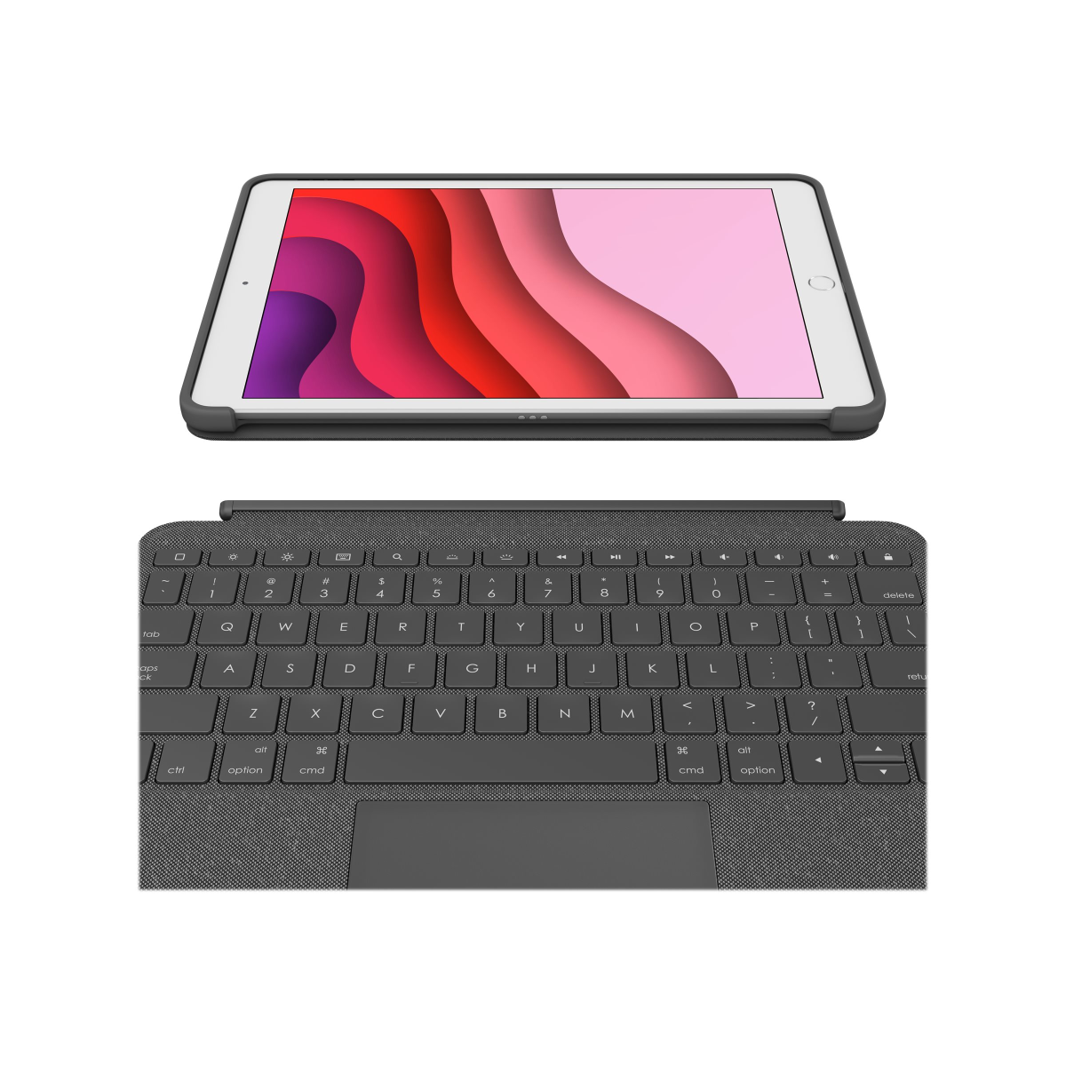 Logitech Combo Touch iPad Pro 13 Zoll (M4) (2024) Tastatur-Case graphit