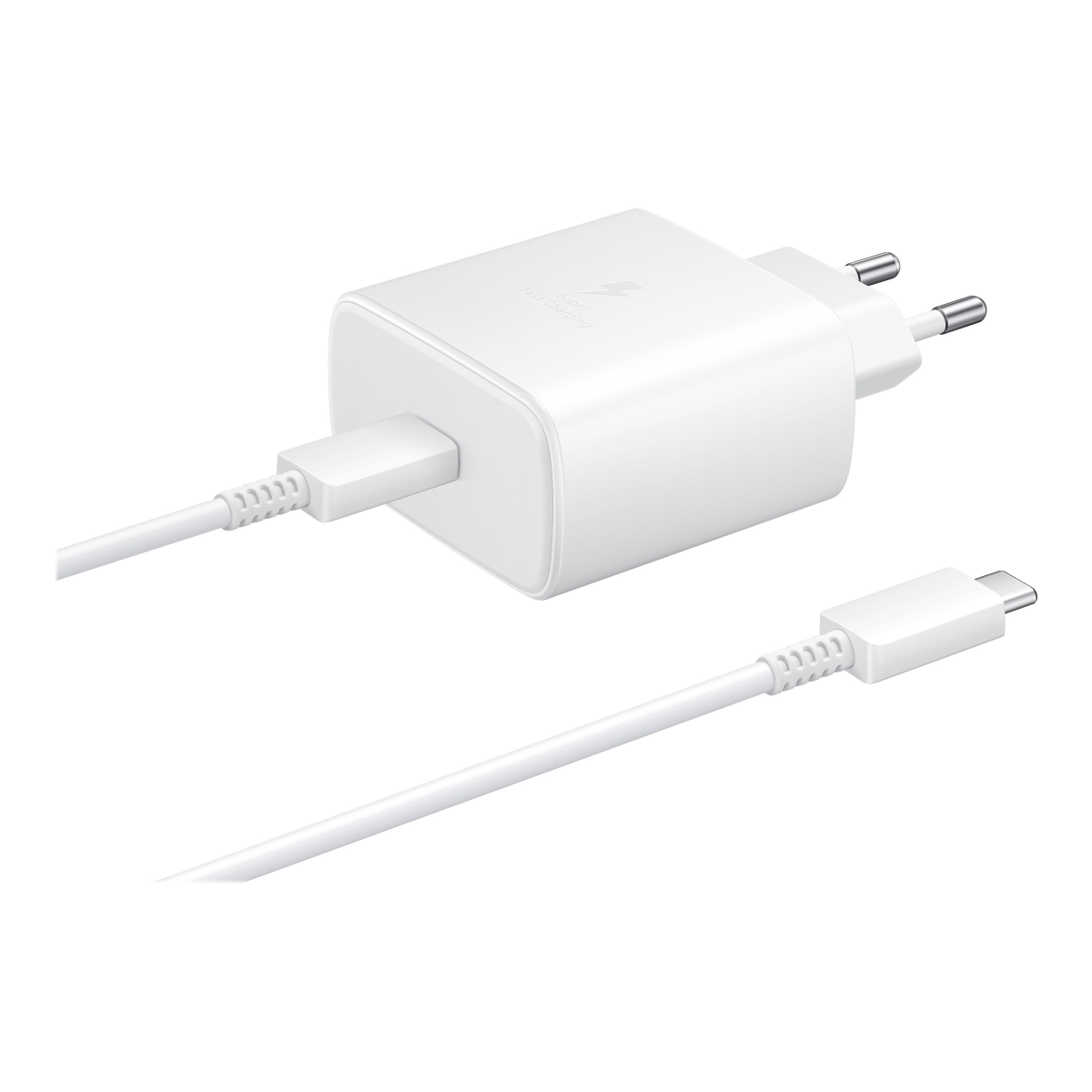 Samsung EP-TA845 45W USB-C Adapter mit Kabel weiß