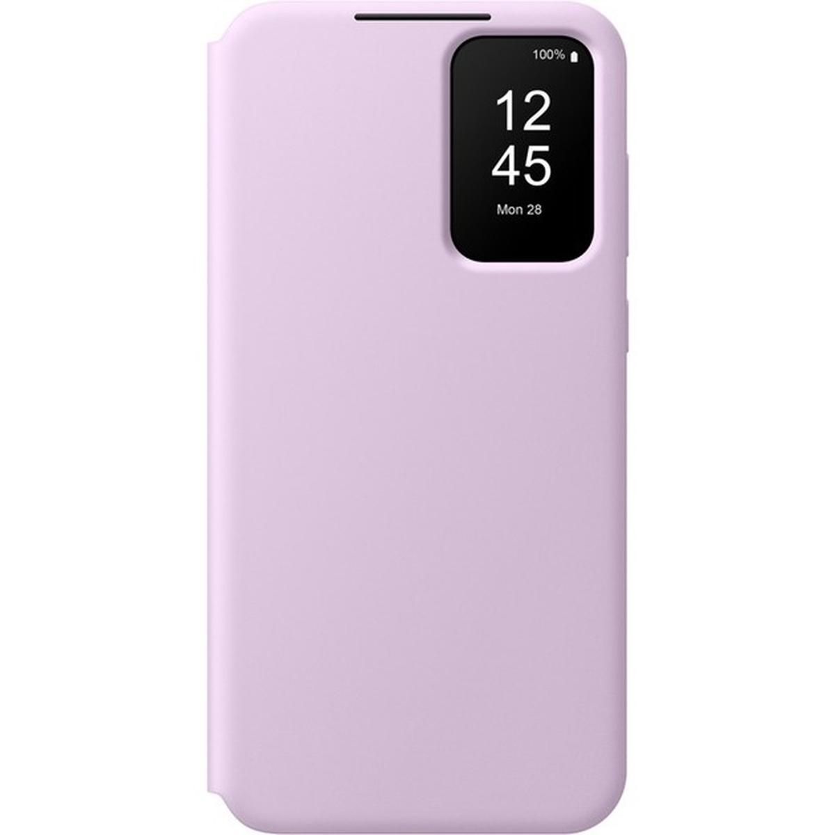 Samsung Smart View Wallet Smartphone Case EF-ZA356 für das Galaxy A35 5G lavender