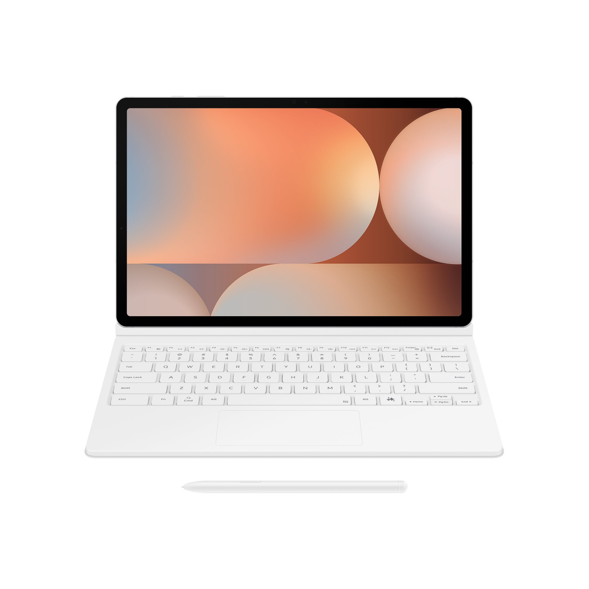 Samsung Book Cover Keyboard EF-DX825 für Galaxy Tab S10+/S9+/S9 FE+ weiß