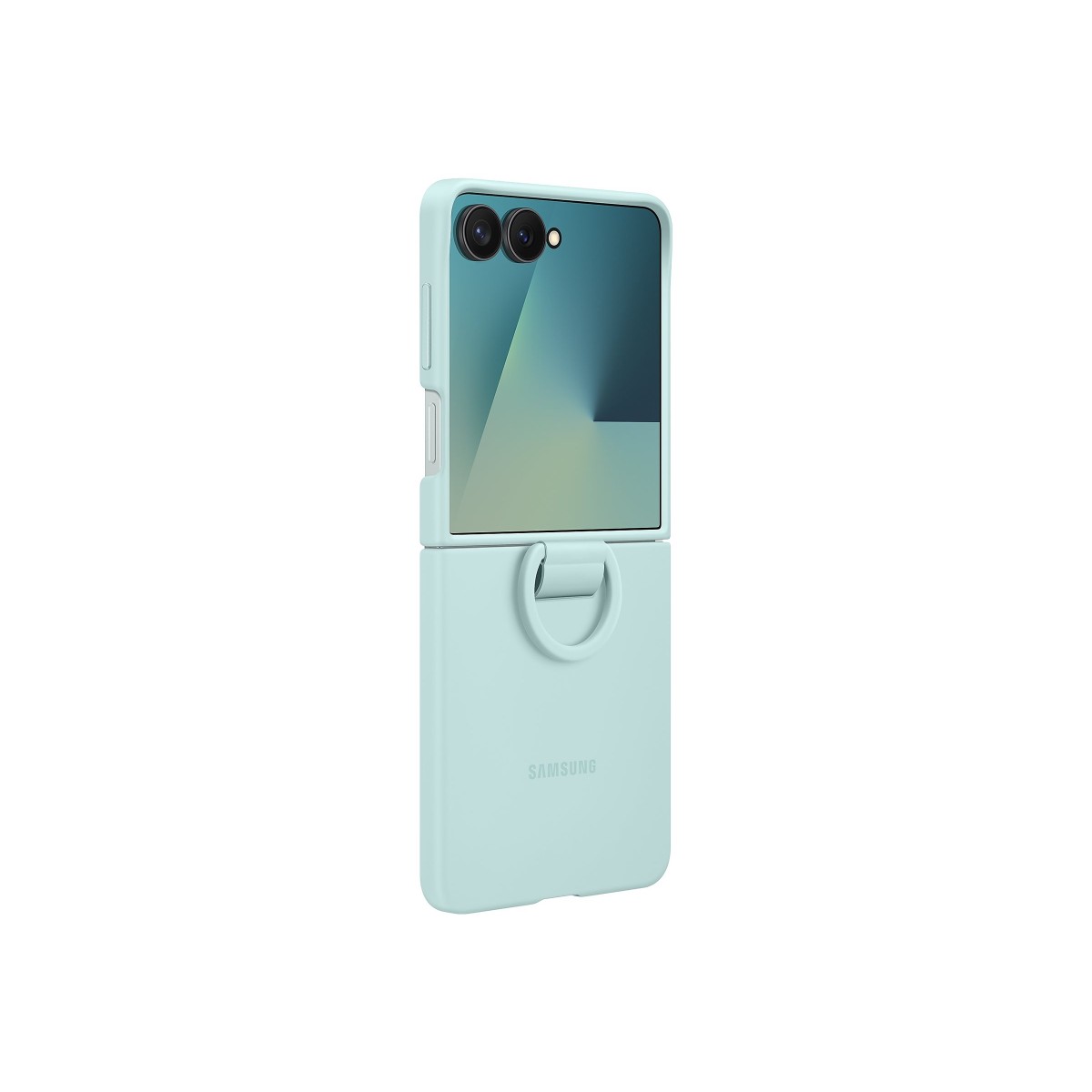 Samsung EF-PF766 Silicone Ring Case Handyhülle für Galaxy Z Flip7 mint (2.Wahl)