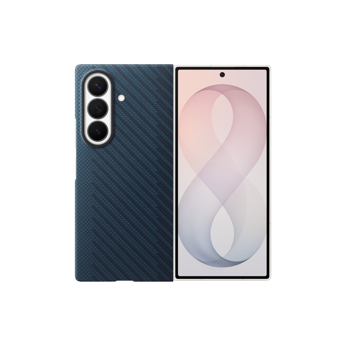 Samsung Carbon Magnet EF-KF976 Handyhülle für Galaxy Z Fold8 Ultra blau