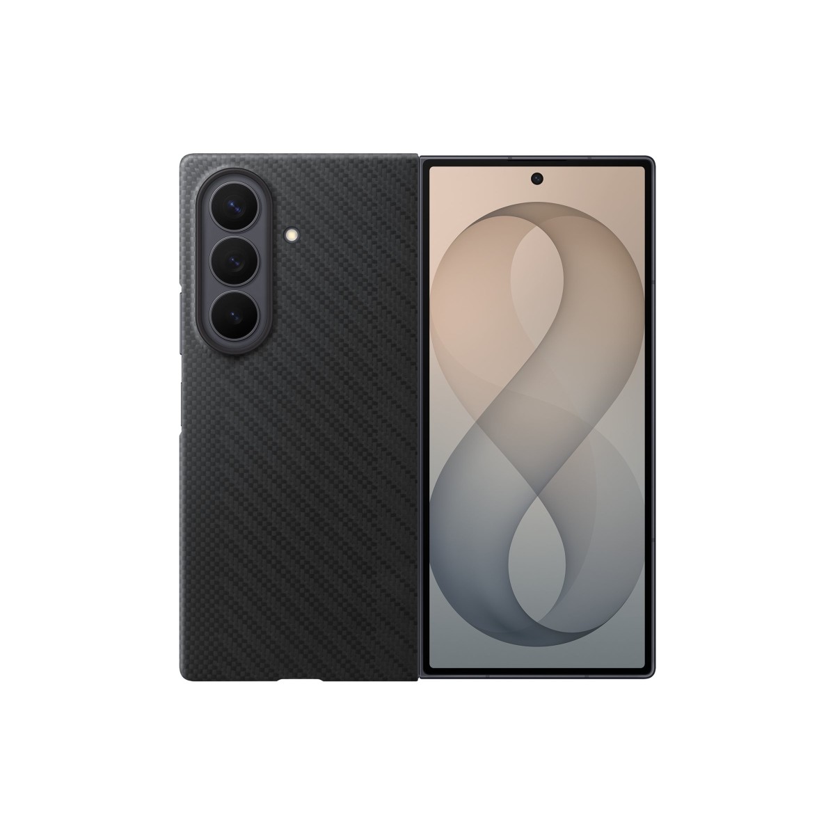 Samsung Carbon Magnet EF-KF976 Handyhülle für Galaxy Z Fold8 Ultra schwarz