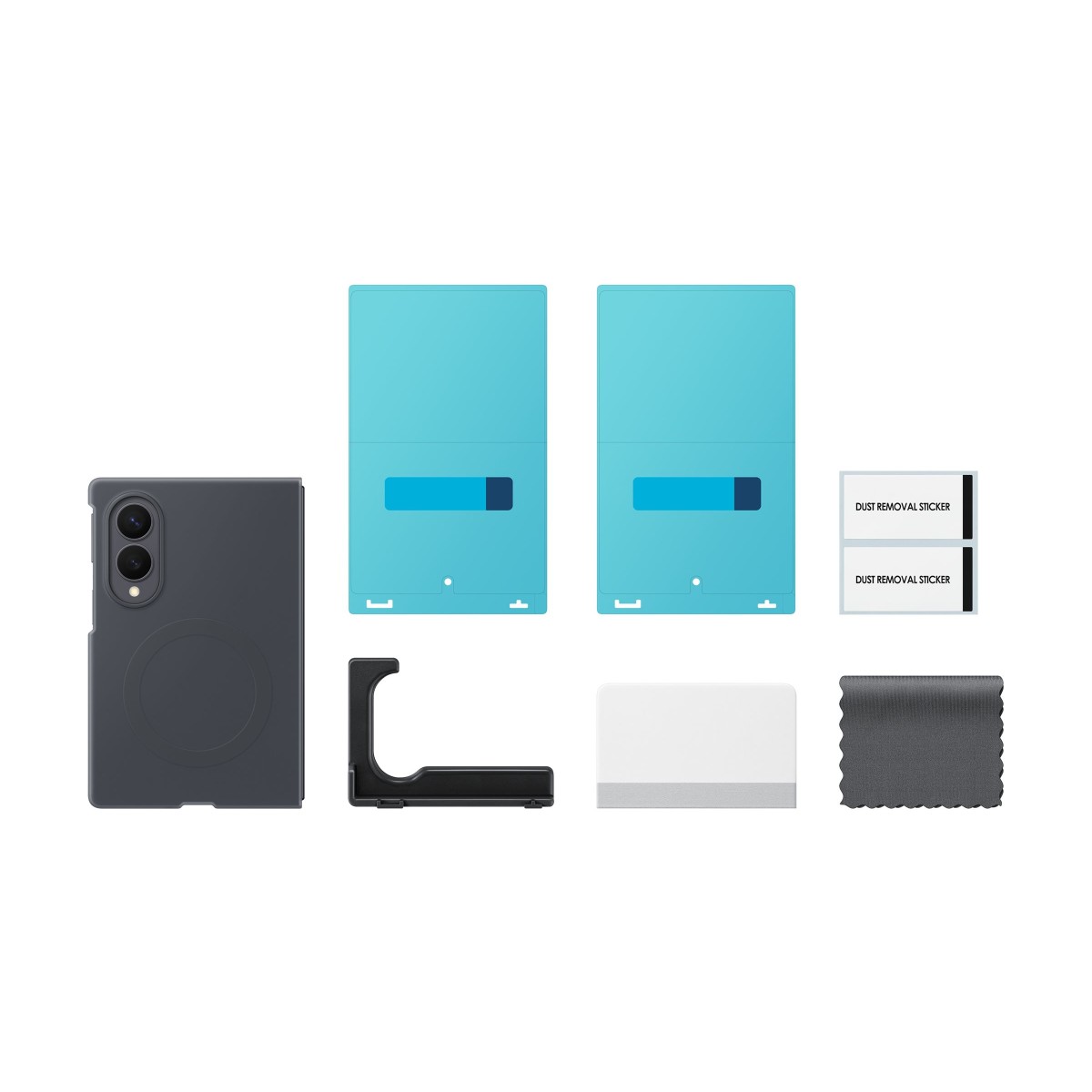 Samsung Silicone Magnet Case EF-EF971 Handyhülle für Samsung Galaxy Z Fold8 graphite