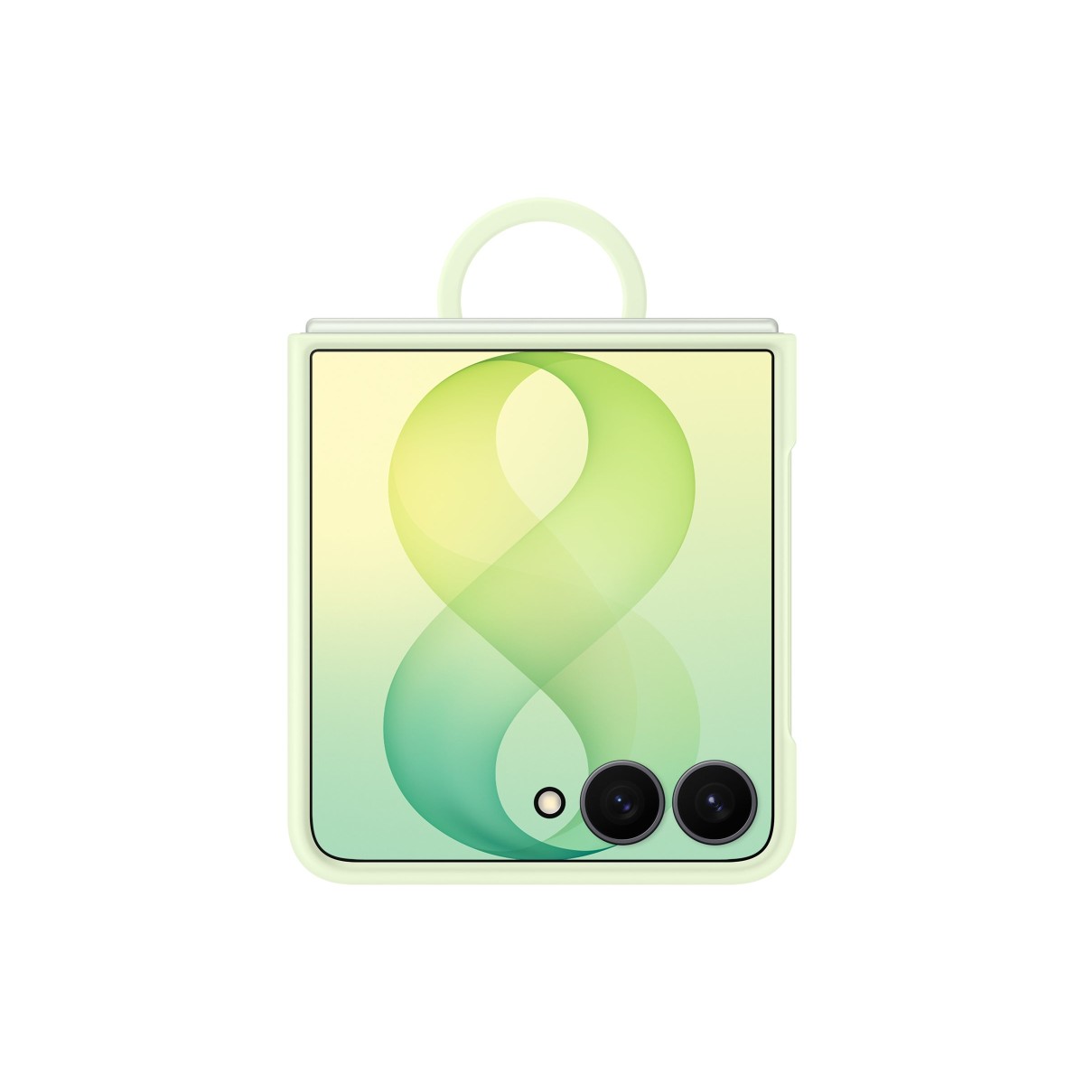 Samsung Silicone Ring Magnet Case EF-EF776 Handyhülle für Samsung Galaxy Z Flip8 mint
