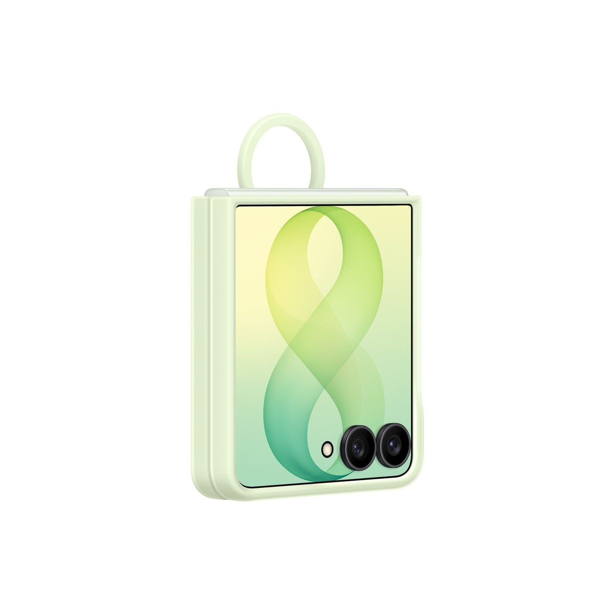 Samsung Silicone Ring Magnet Case EF-EF776 Handyhülle für Samsung Galaxy Z Flip8 mint