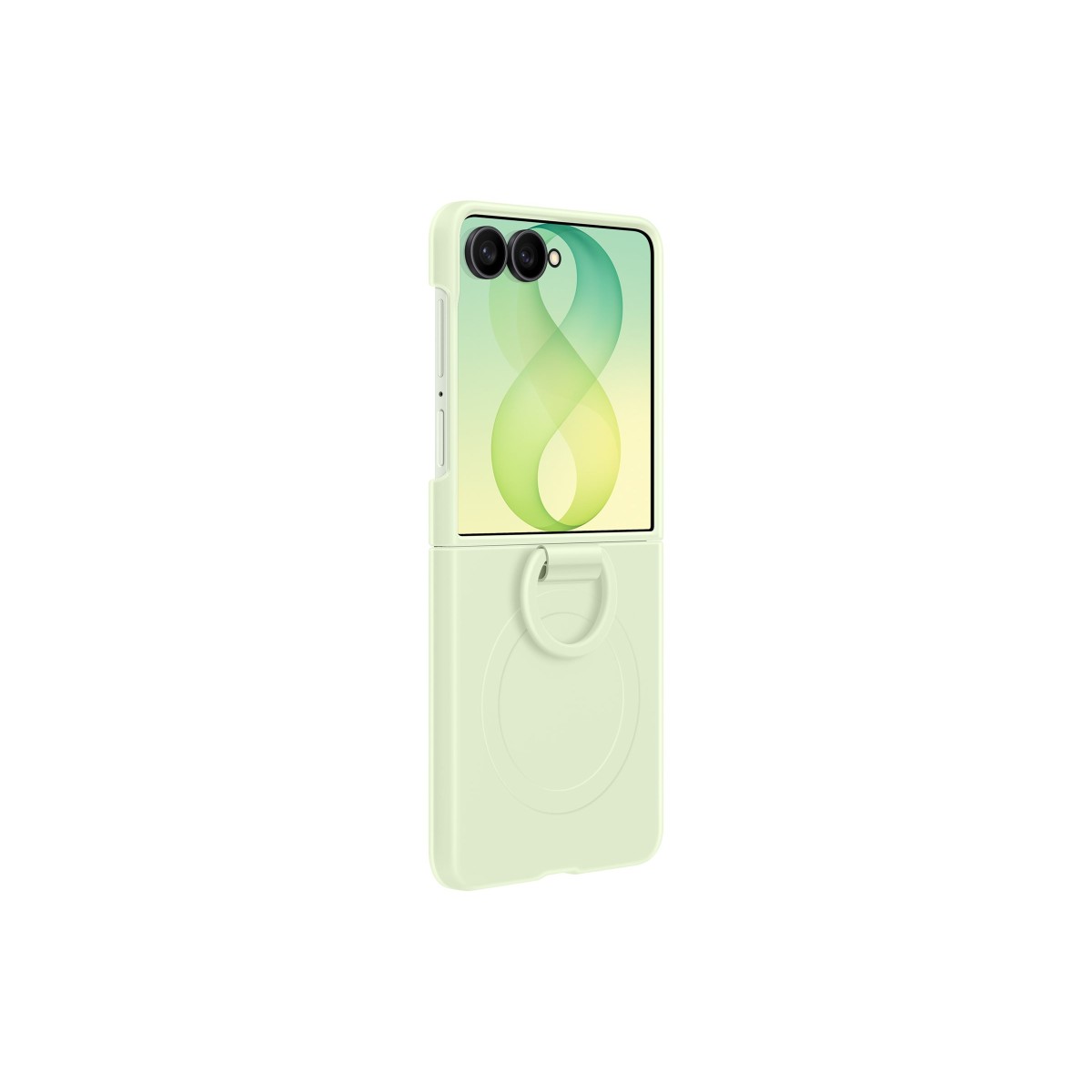 Samsung Silicone Ring Magnet Case EF-EF776 Handyhülle für Samsung Galaxy Z Flip8 mint