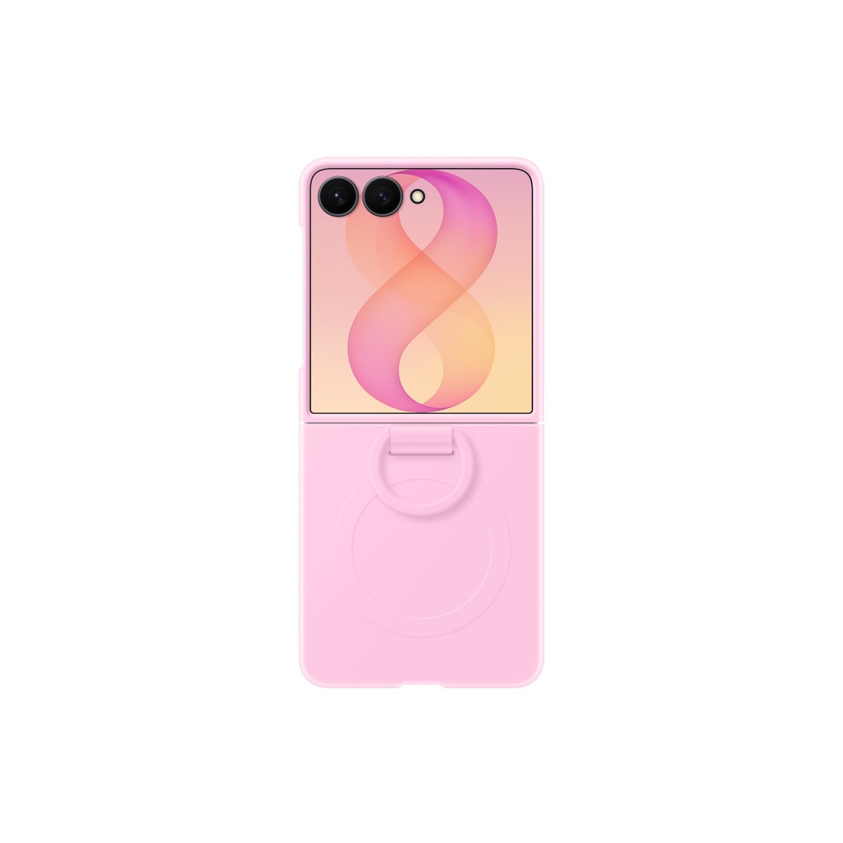 Samsung Silicone Ring Magnet Case EF-EF776 für Samsung Galaxy Z Flip8 pink