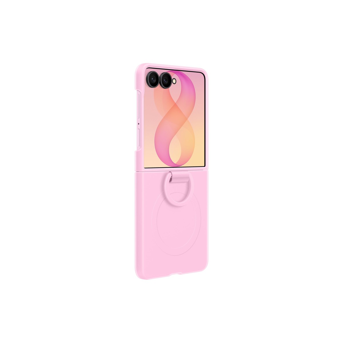 Samsung Silicone Ring Magnet Case EF-EF776 für Samsung Galaxy Z Flip8 pink