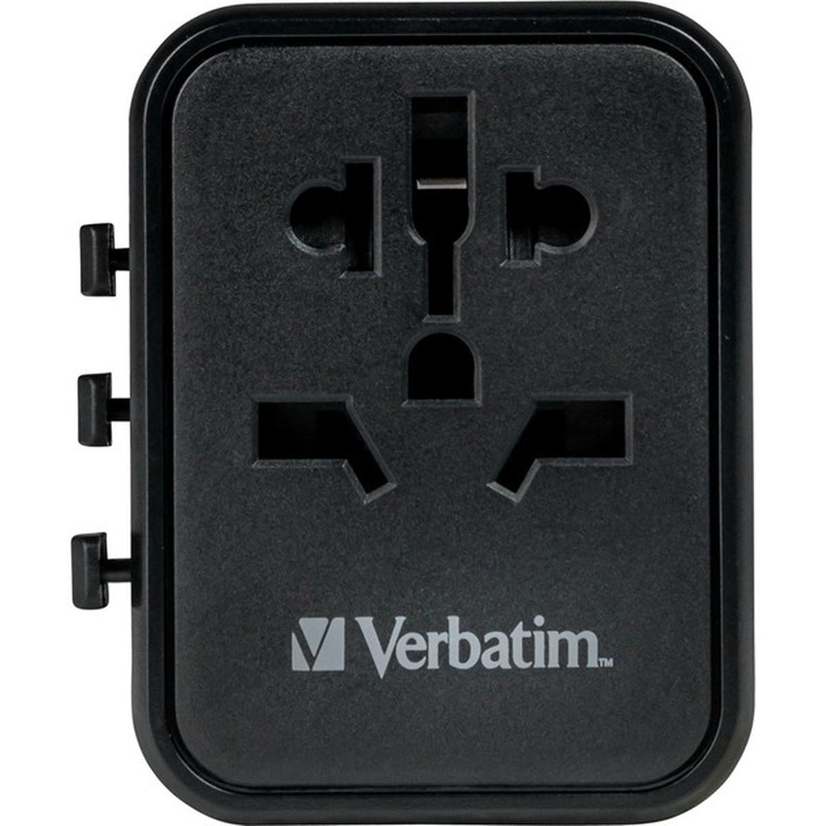 Verbatim UTA-02 20W Reiseadapter mit USB-A und USB-C