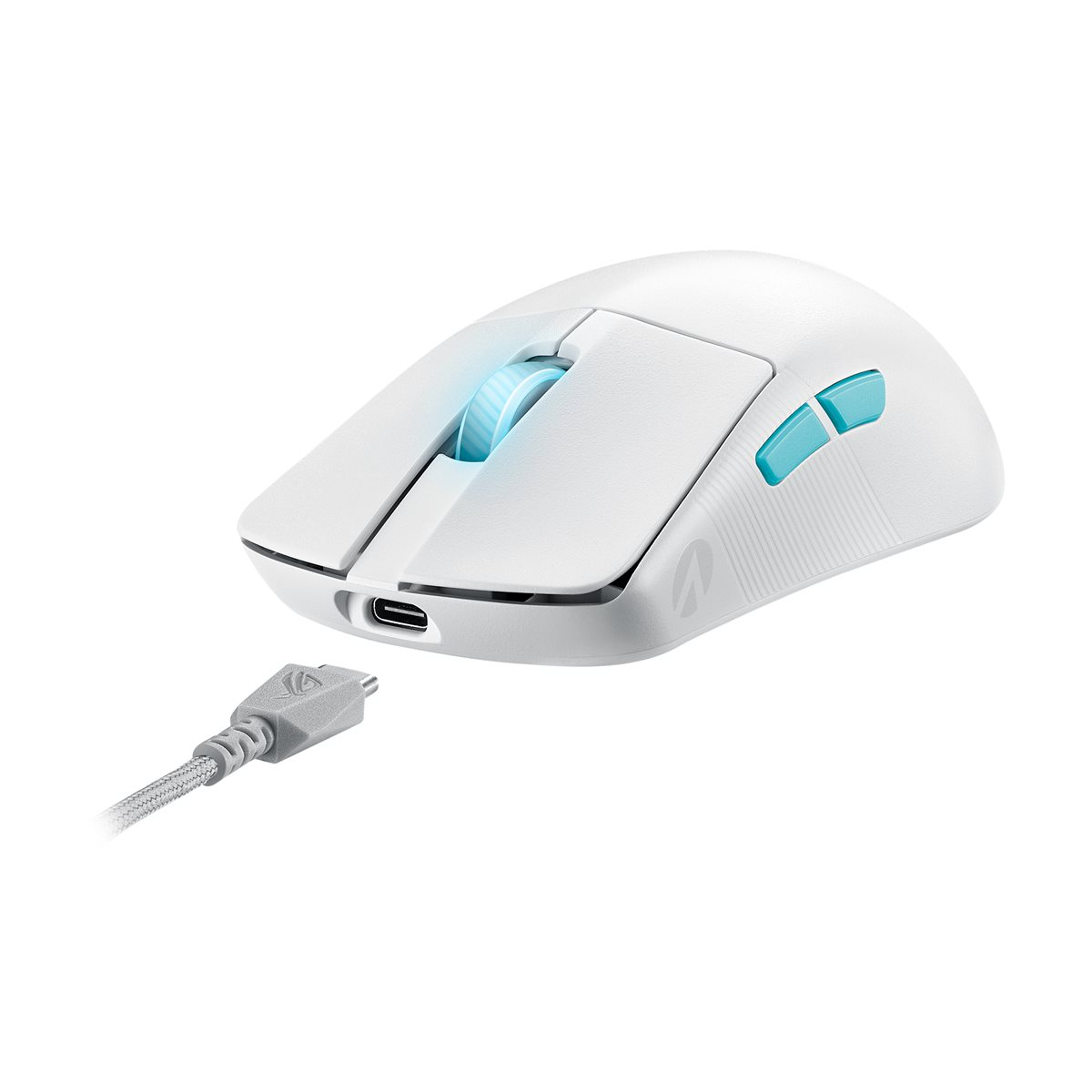 Asus ROG Harpe Ace Aim Lab Edition White RGB Gaming Maus weiß