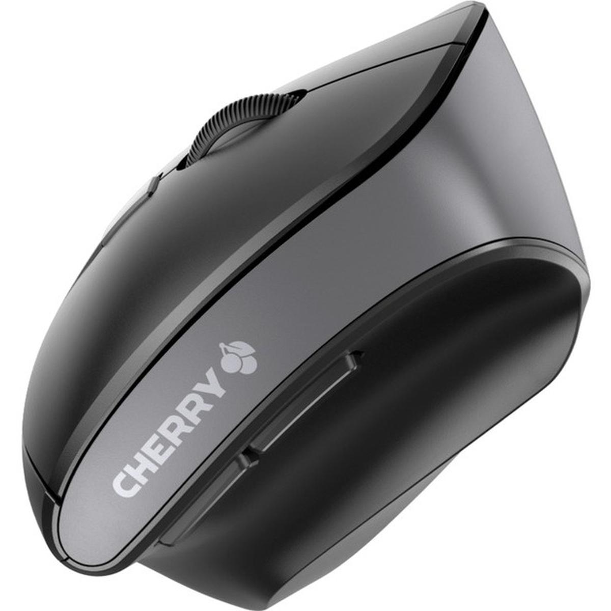 Cherry MW 4500 LEFT ergonomische vertikale Maus für Linkshänder schwarz