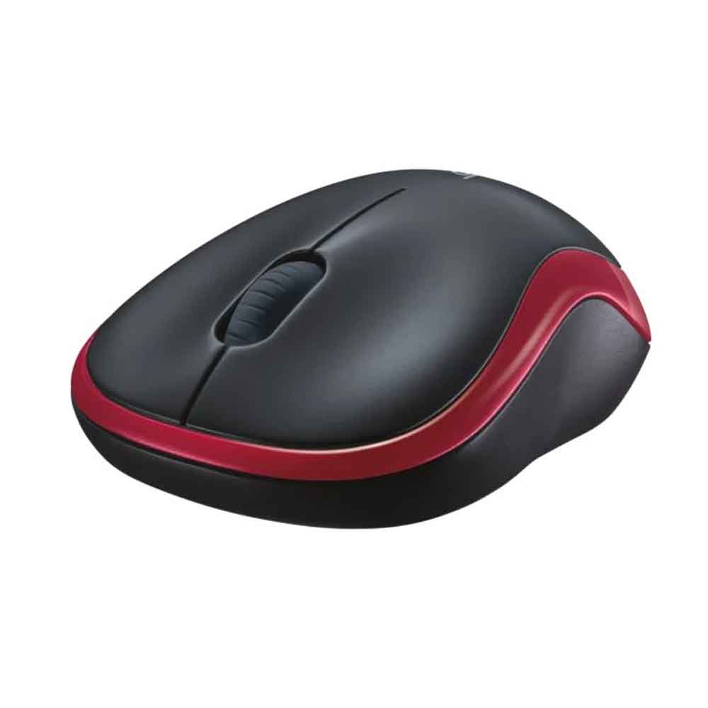 Logitech M185 kabellose Maus rot