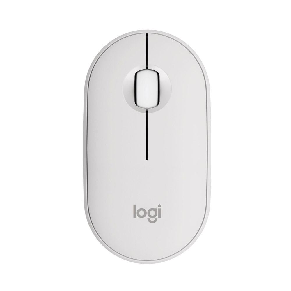 Logitech Pebble Mouse 2 M350s schlanke kabellose Bluetooth-Maus weiß (2. Wahl)