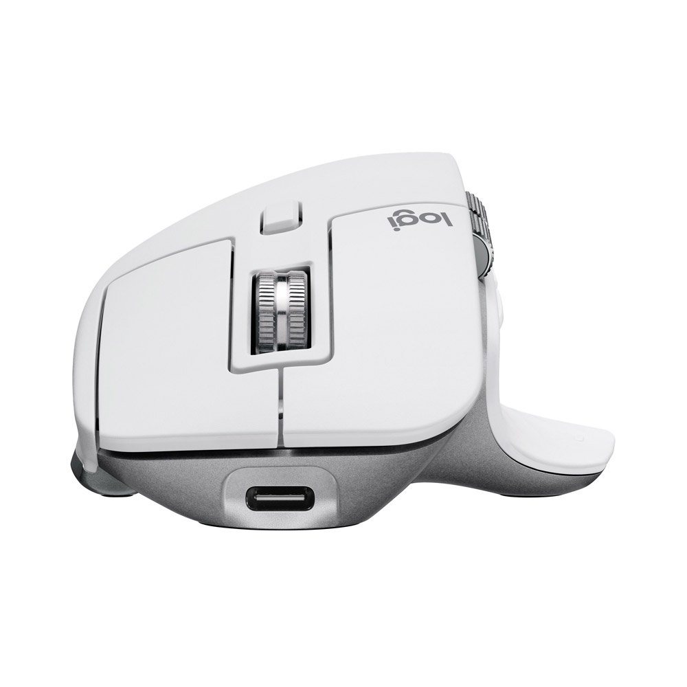 Logitech MX Master 3S Kabellose Performance-Maus mit ultraschnellem Scrollen hellgrau