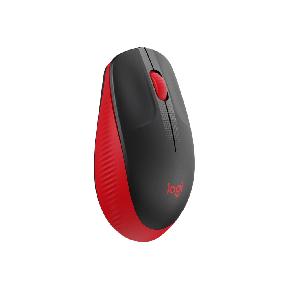 Logitech M190 kabellose Maus rot