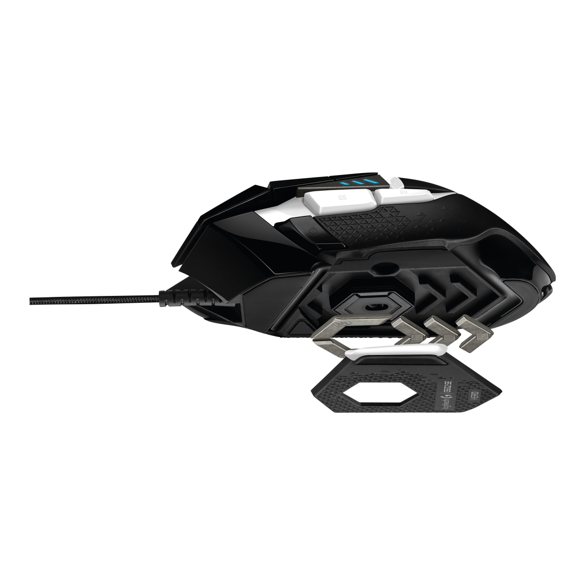 Logitech G502 HERO Gaming-Maus Special Edition mit HERO 25K DPI Sensor schwarz/weiß (2. Wahl)