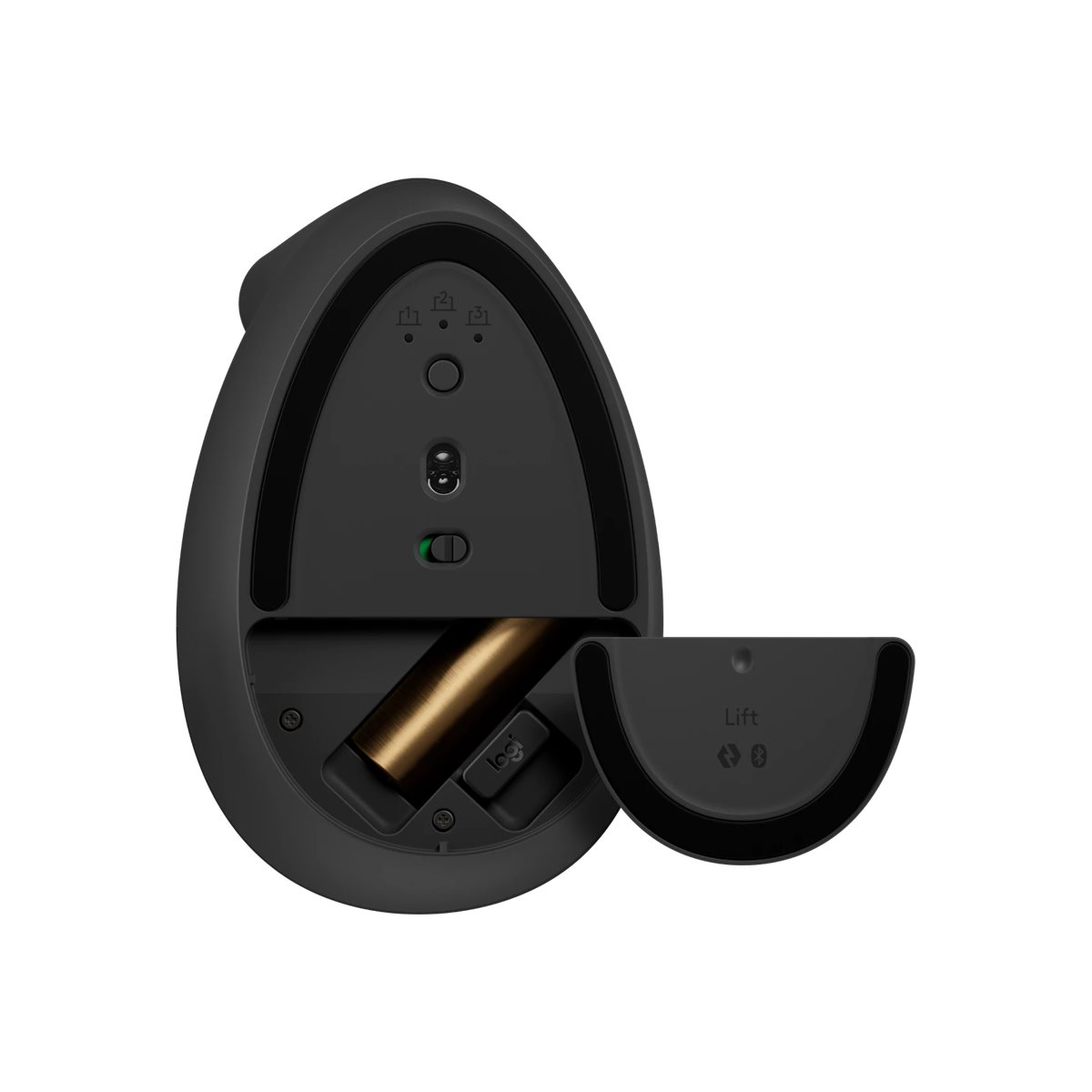 Logitech Lift Maus ergonomisch kabellos graphit (2.Wahl)