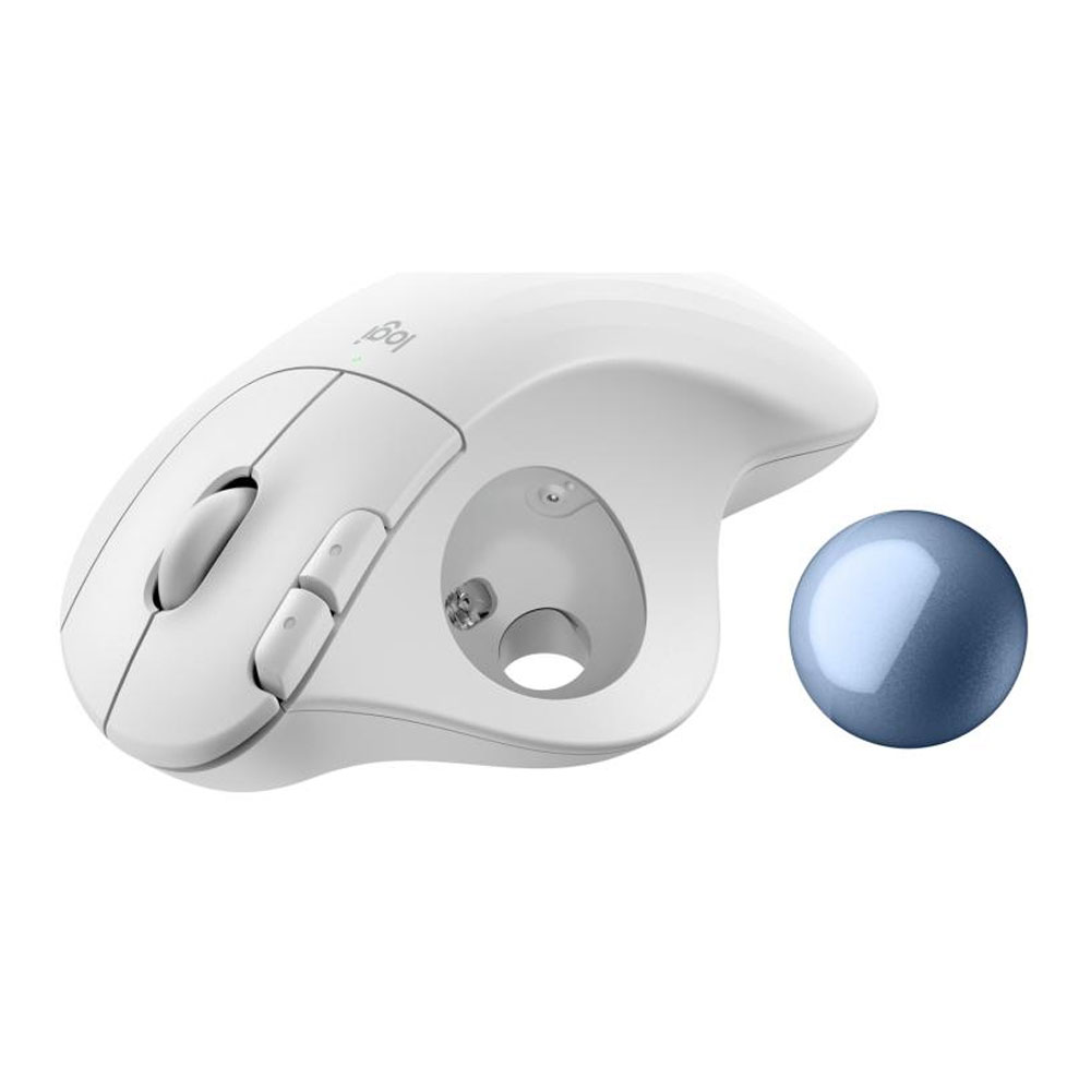 Logitech ERGO M575S Trackball-Maus weiß