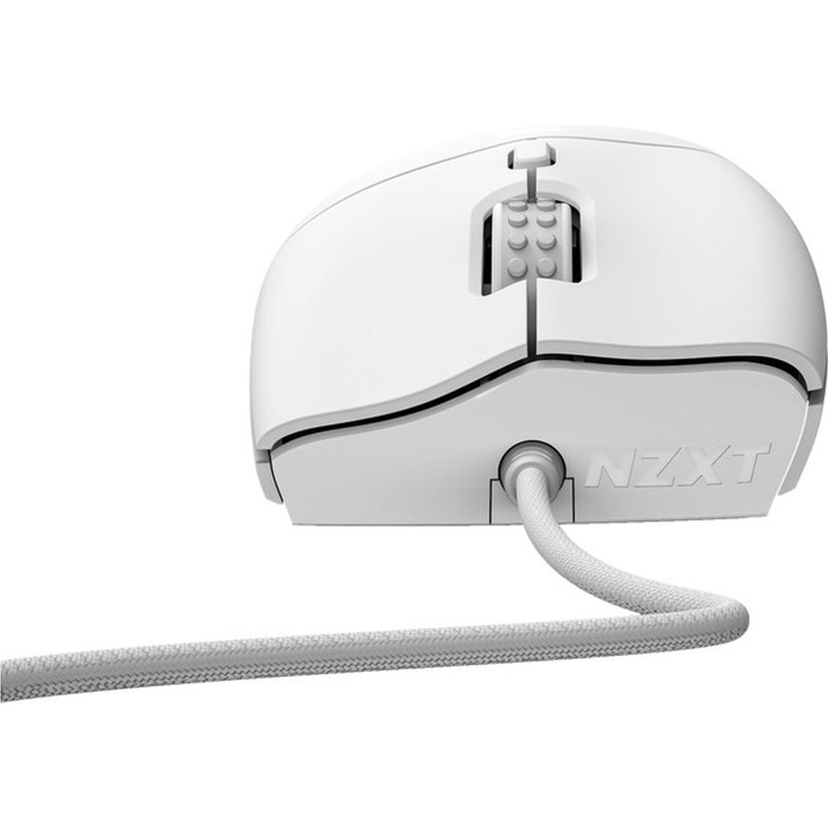 NZXT Lift 2 Ergo ergonomische Gaming-Maus weiß