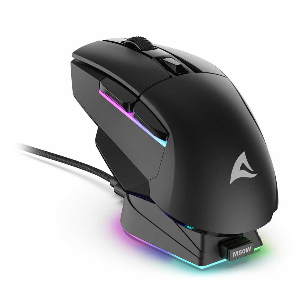 Sharkoon SGM50W Gaming Maus Schwarz