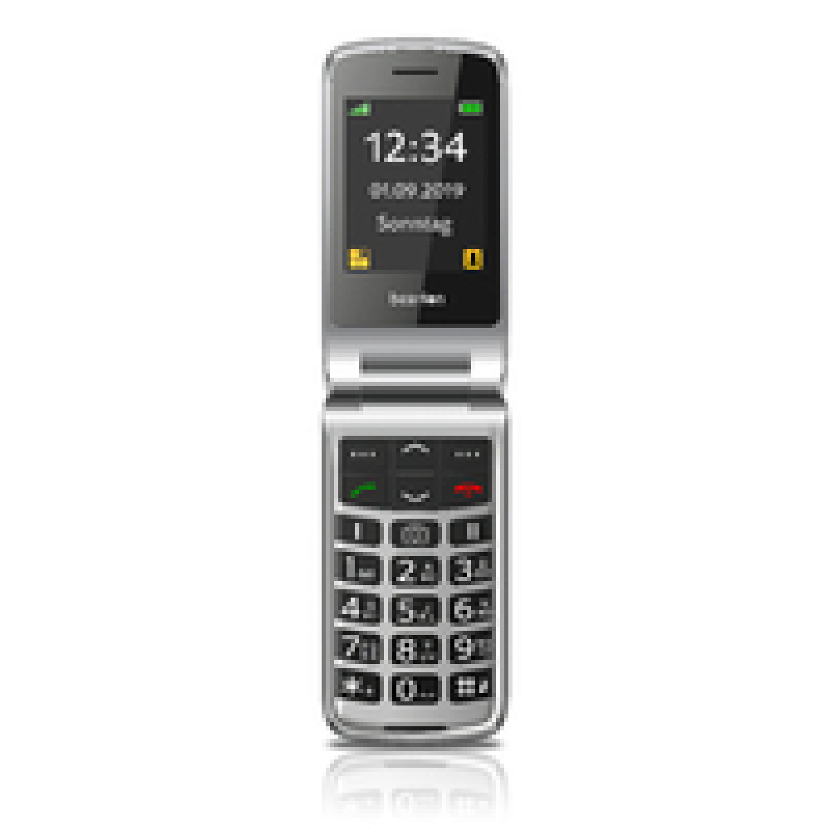 Beafon Silverline SL495 LTE Klapphandy silber