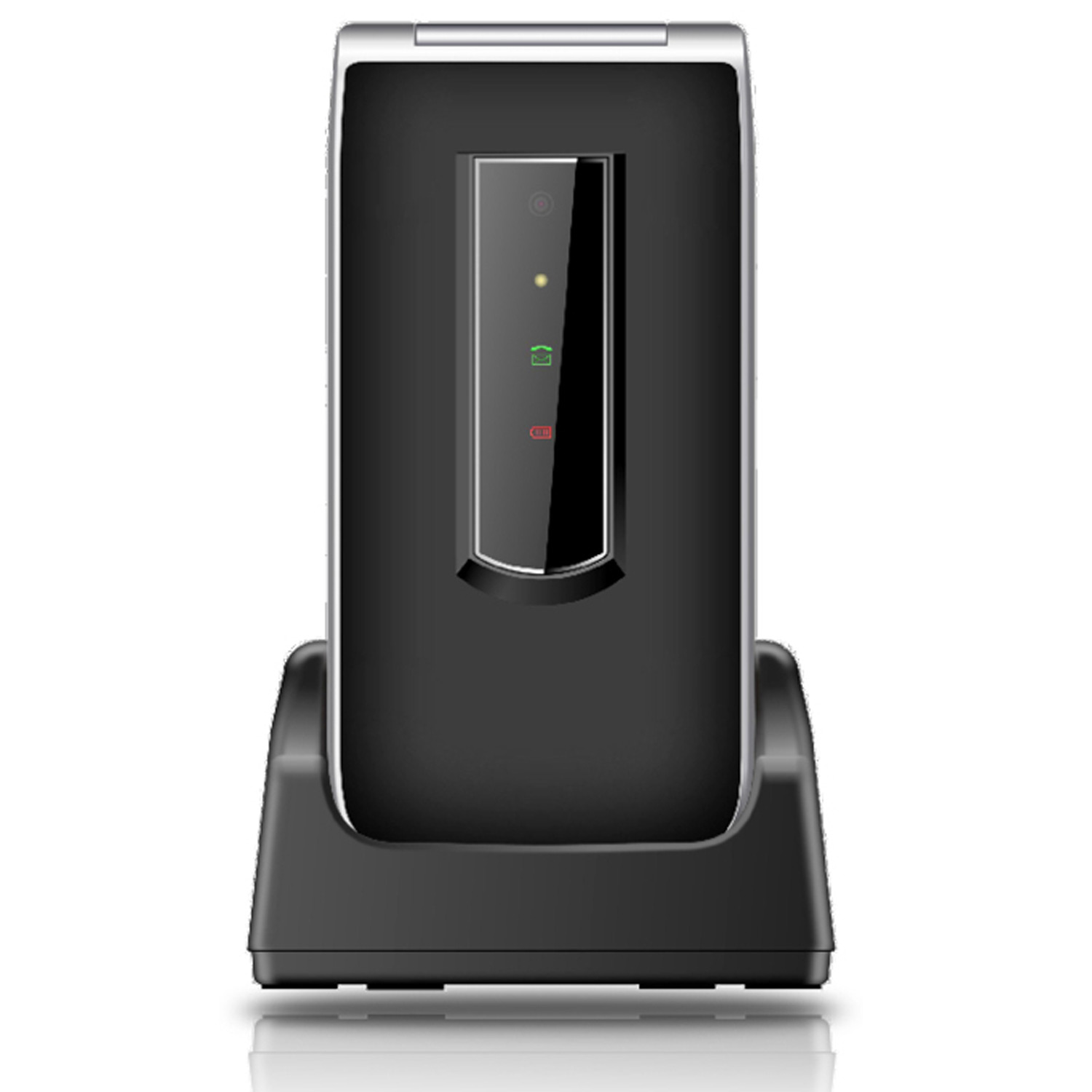 Bea-fon SL495 Klapphandy Silber, Schwarz