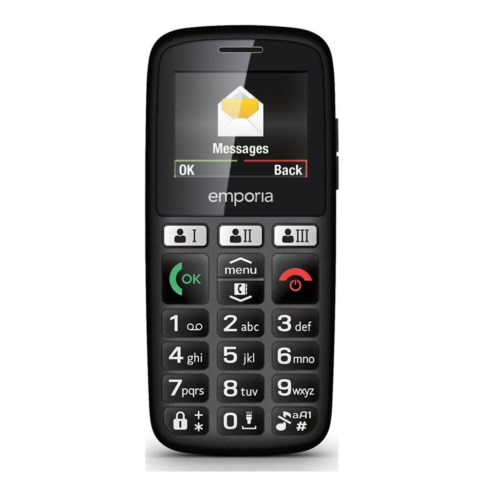 Emporia E30 Seniorenhandy schwarz