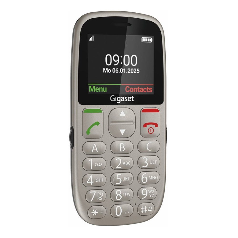 Gigaset GL395 Mobiltelefon titanium