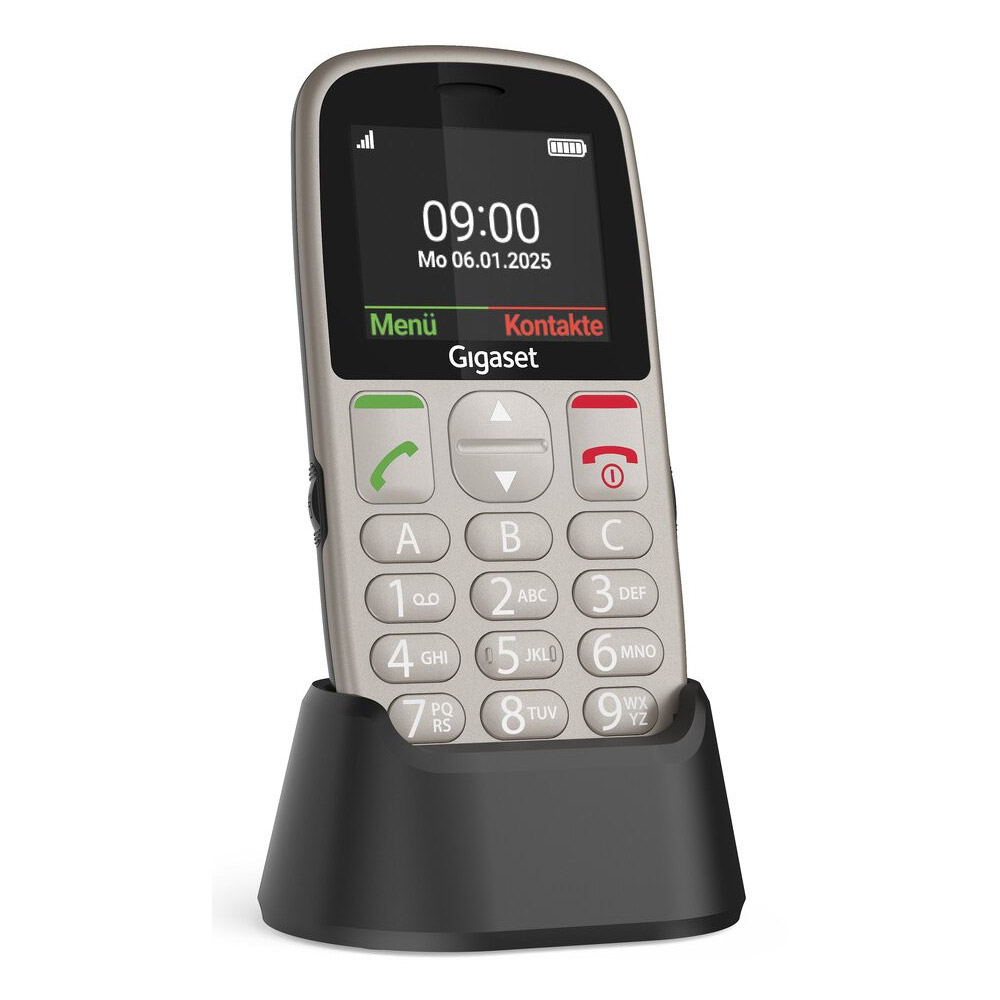 Gigaset GL395 Mobiltelefon titanium