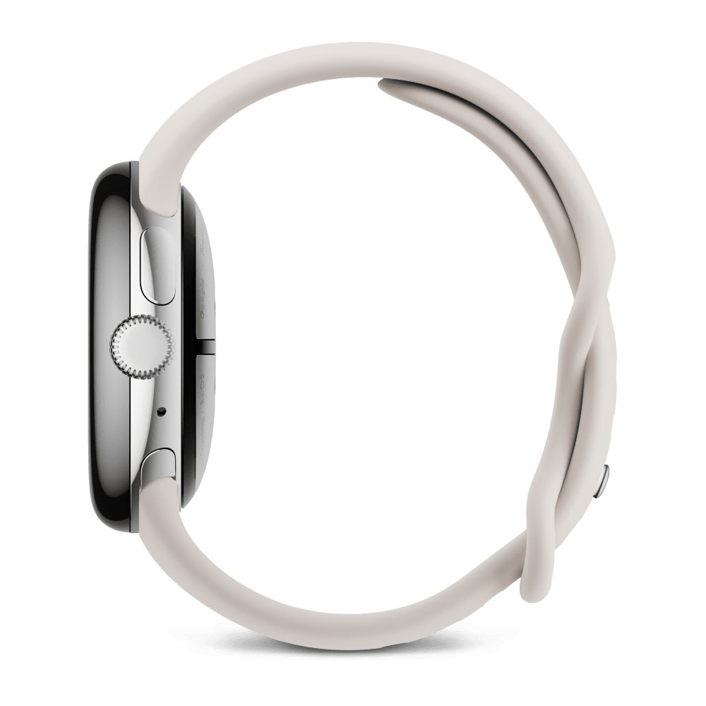 Google Pixel Watch 3 41mm Bluetooth Smartwatch polished silver