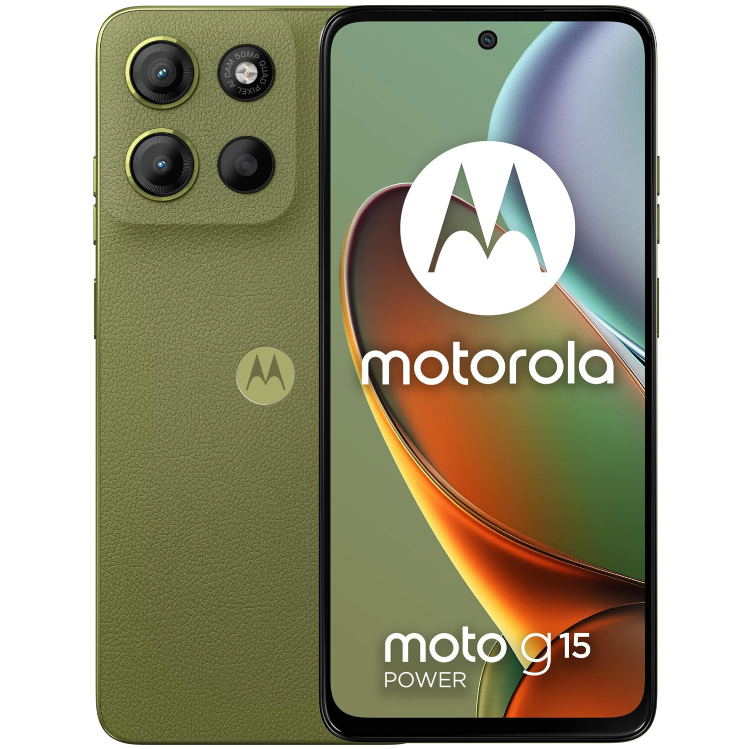 Motorola Moto G15 Power 256GB 4G Smartphone laguna green