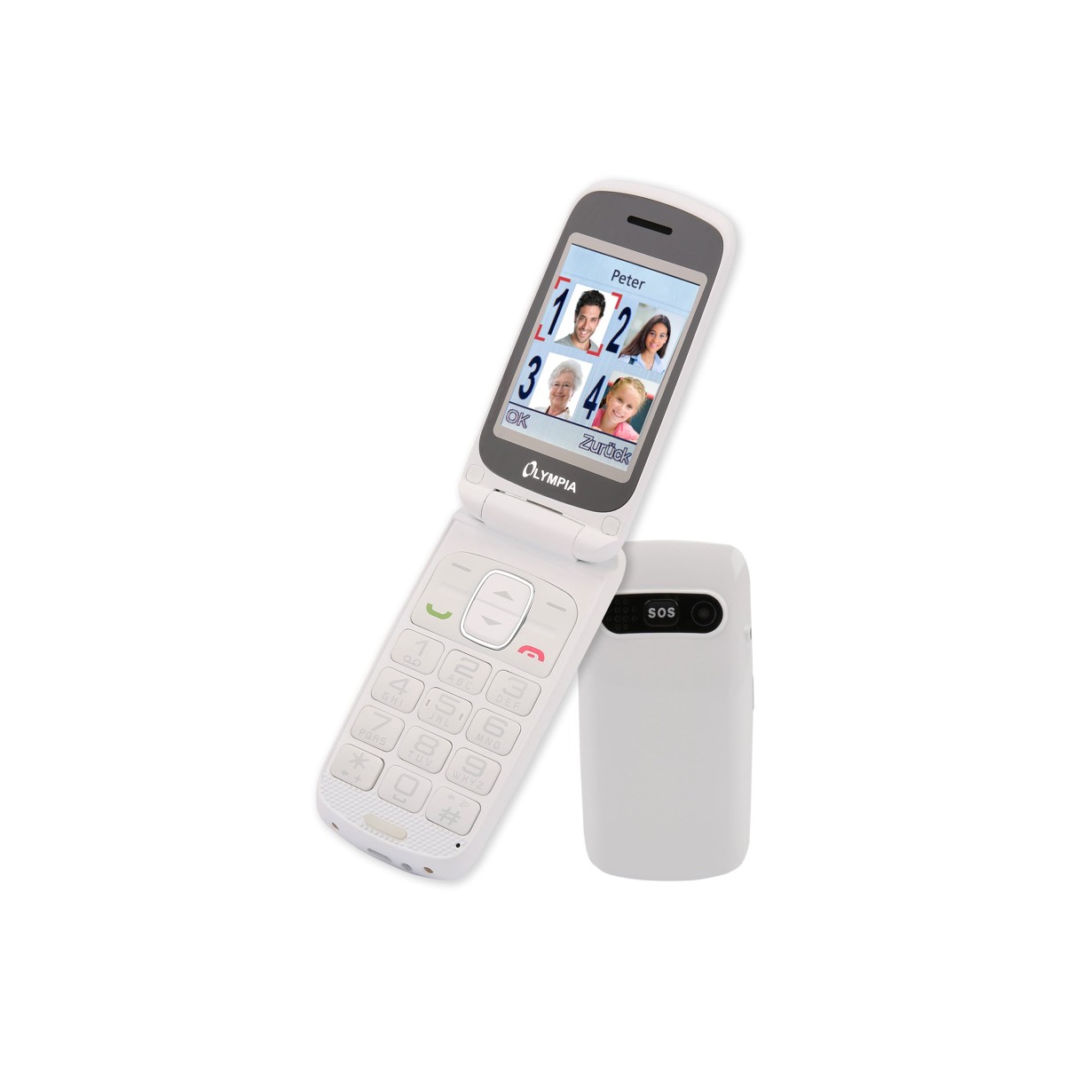 Olympia Primus 8GB Seniorenhandy weiß