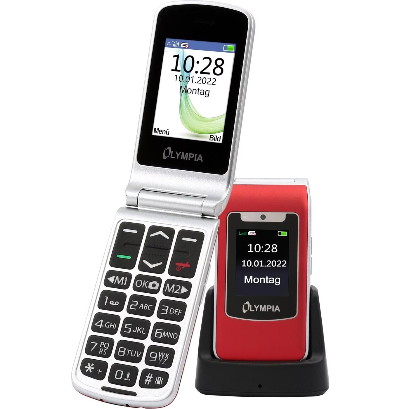 Olympia Style Duo 4G Seniorenhandy rot