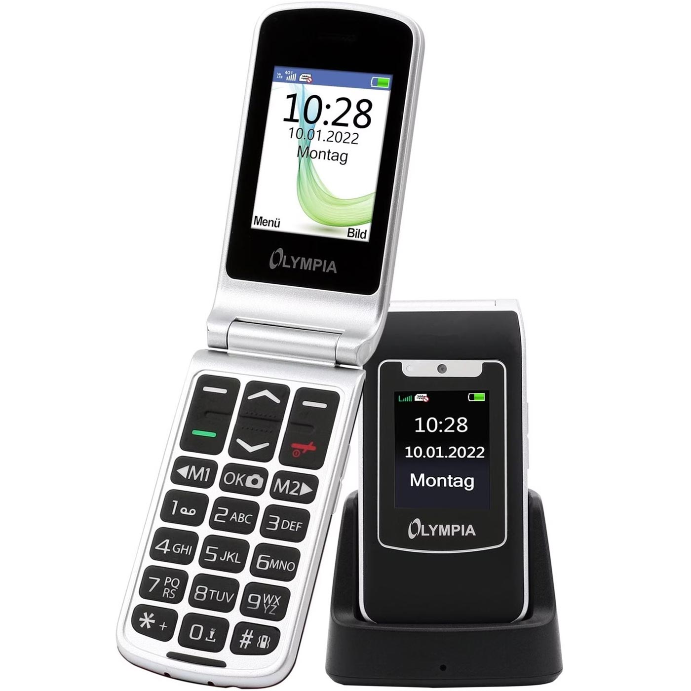 Olympia Style Duo 4G Seniorenhandy schwarz