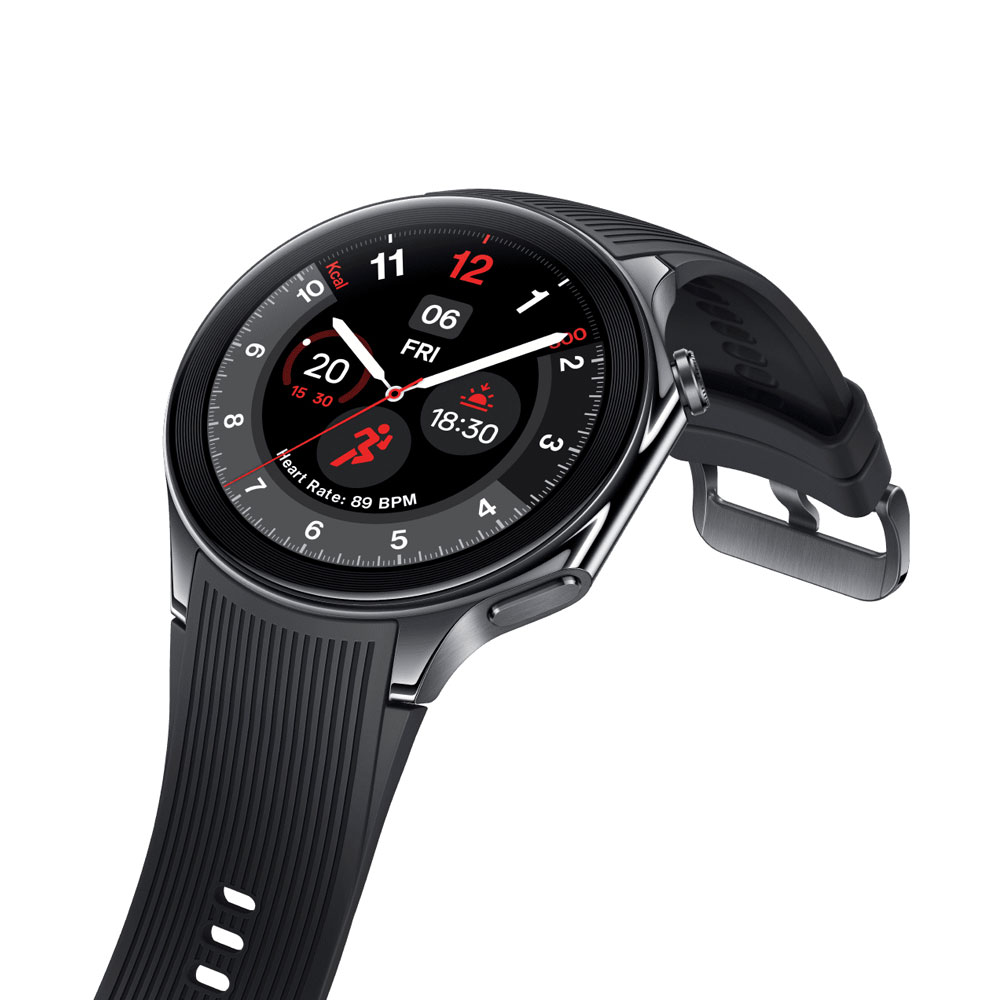 OnePlus Watch 2 Smartwatch black steel