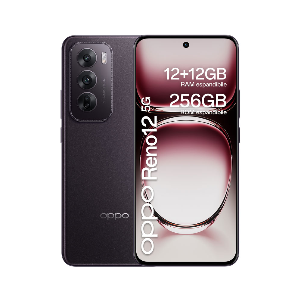 Oppo Reno12 256GB 5G Smartphone matte brown