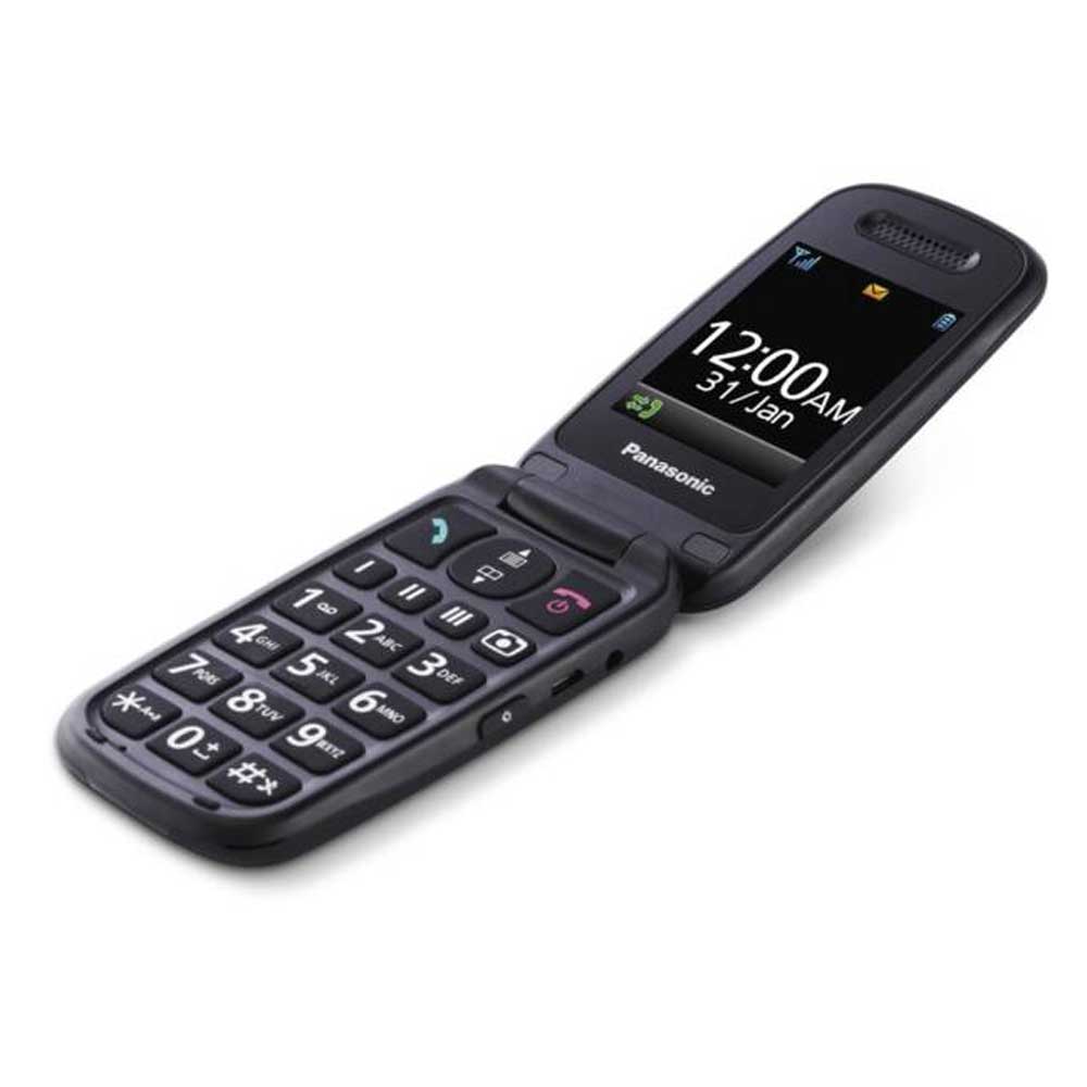 Panasonic KX-TU446EXB Seniorenhandy zum Aufklappen schwarz