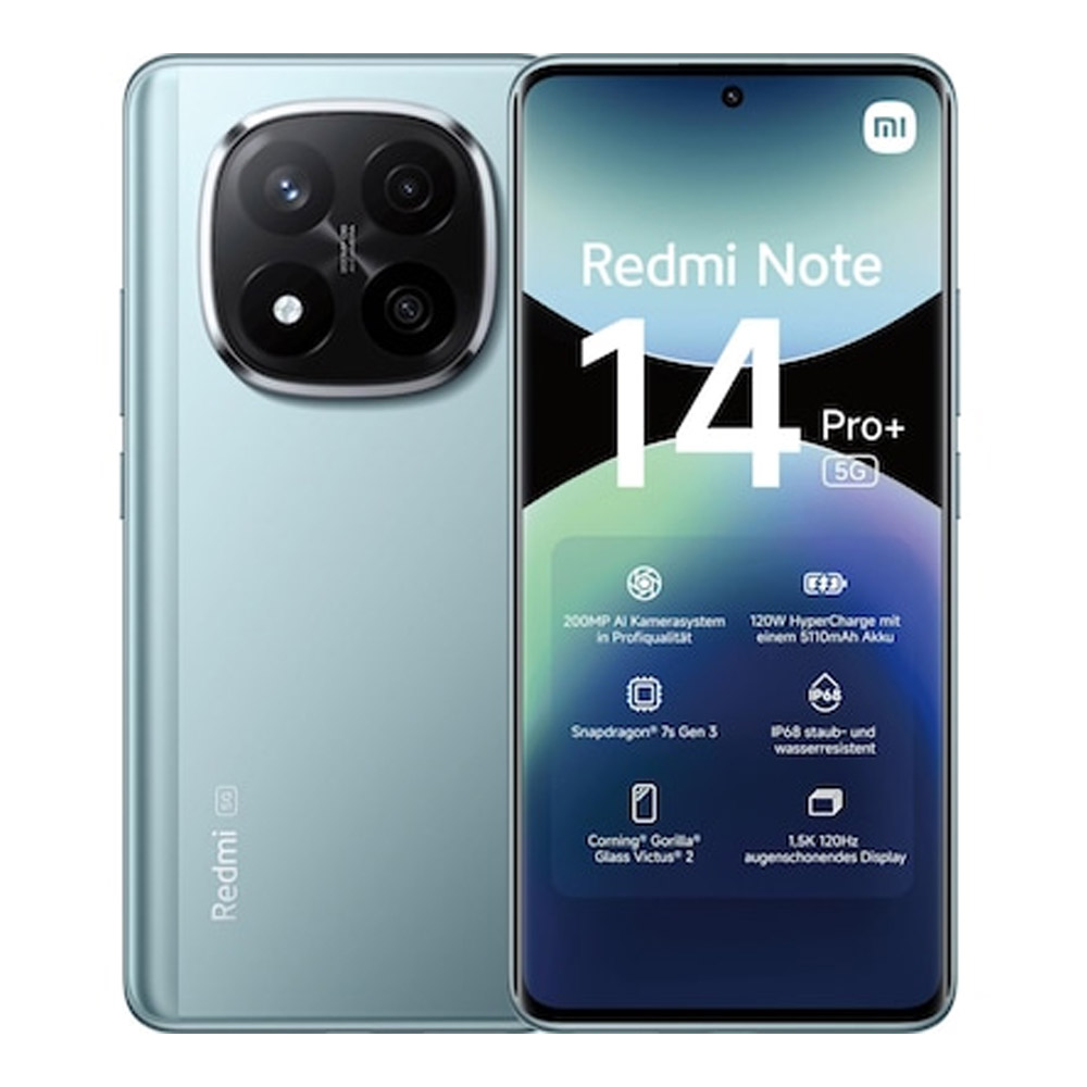 Xiaomi Redmi Note 14 Pro+ 5G 256GB Smartphone spectre blue