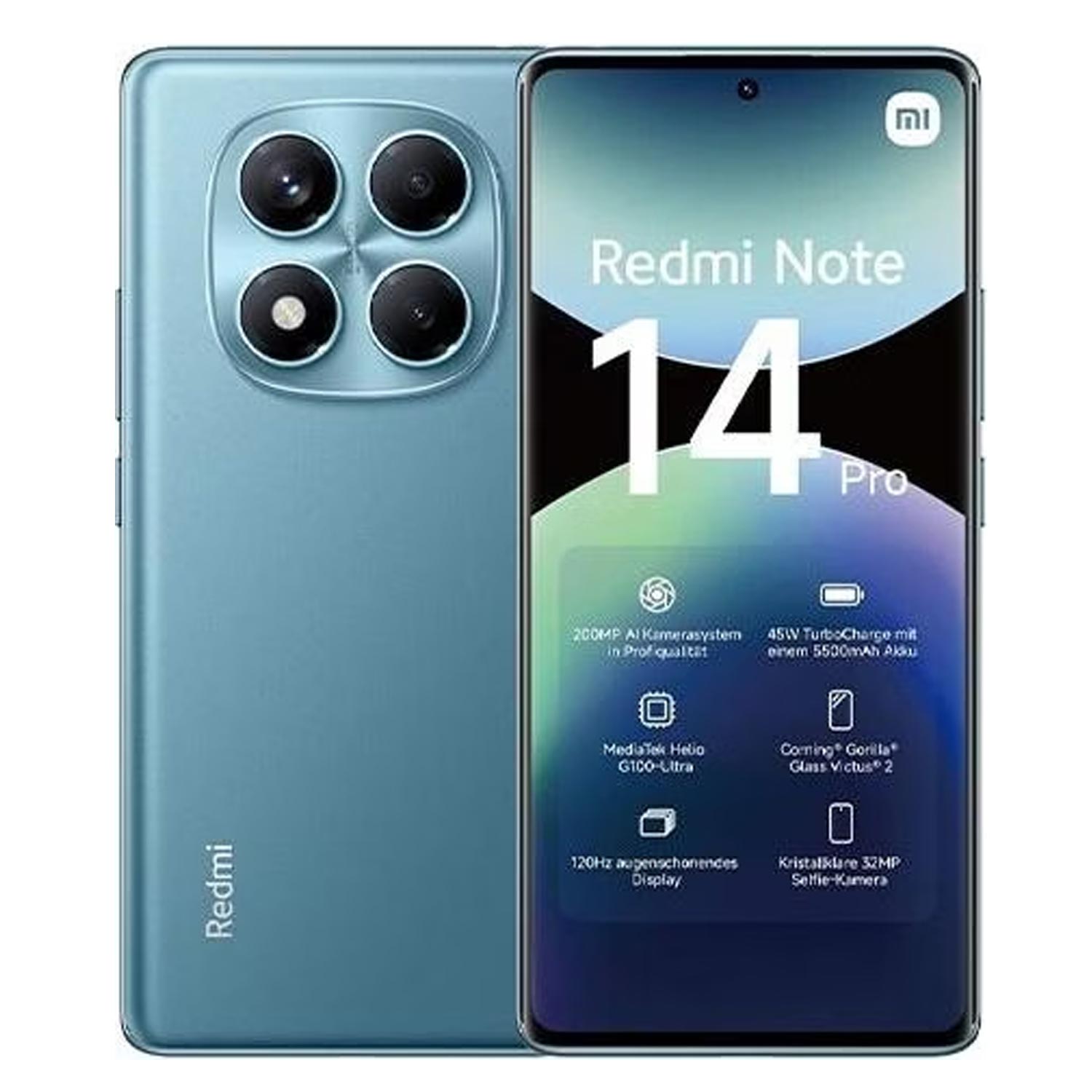 Xiaomi Redmi Note 14 Pro 512GB 4G Smartphone ocean blue