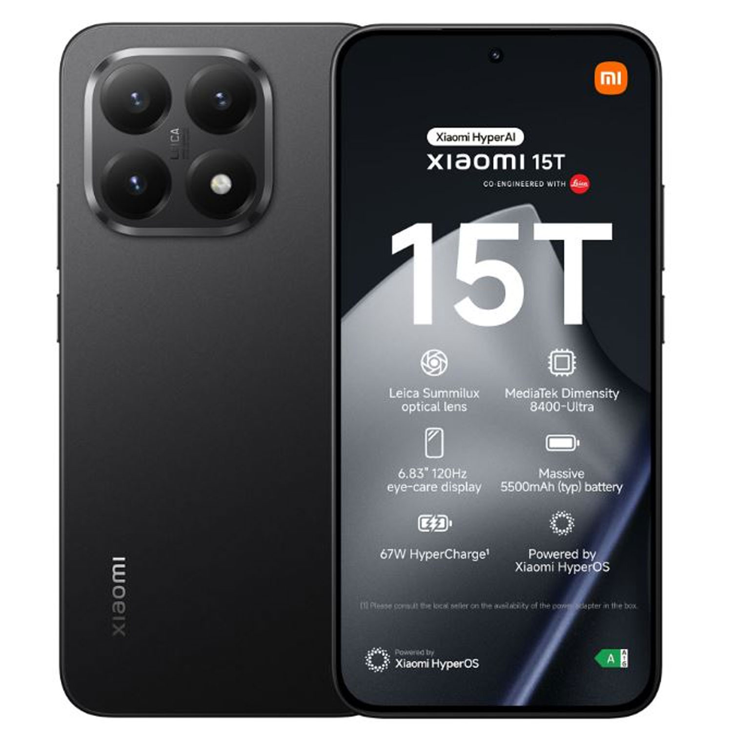 Xiaomi 15T 256GB 5G Smartphone black