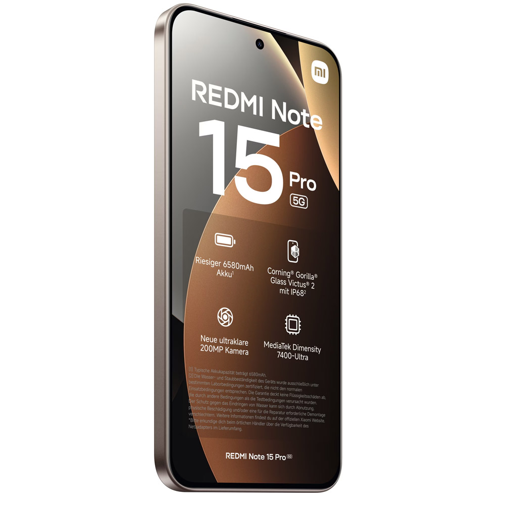 Xiaomi Redmi Note 15 Pro 256GB 5G Smartphone titanium