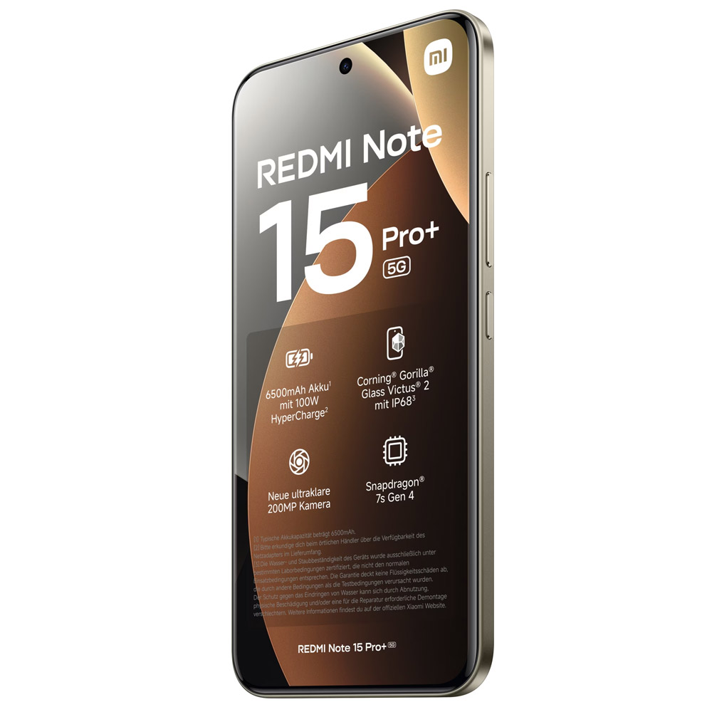 Xiaomi Redmi Note 15 Pro+ 256GB 5G Smartphone mocha brown